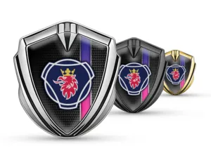 Scania Metal Domed Emblem High-End Design Drift Look